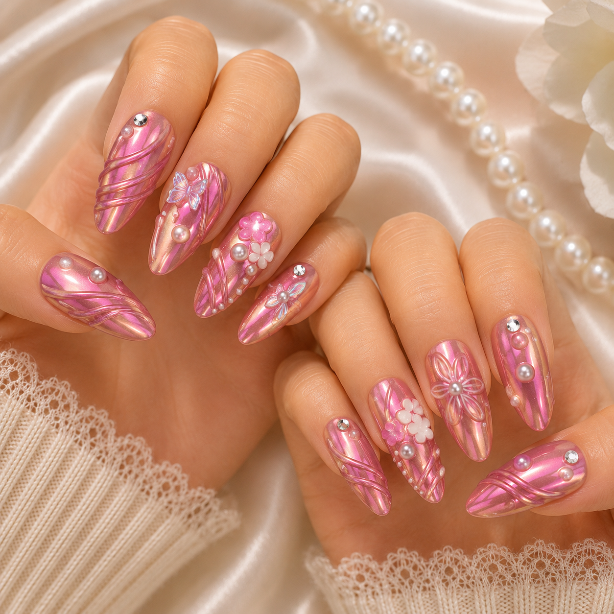 Pink Chrome Blossom